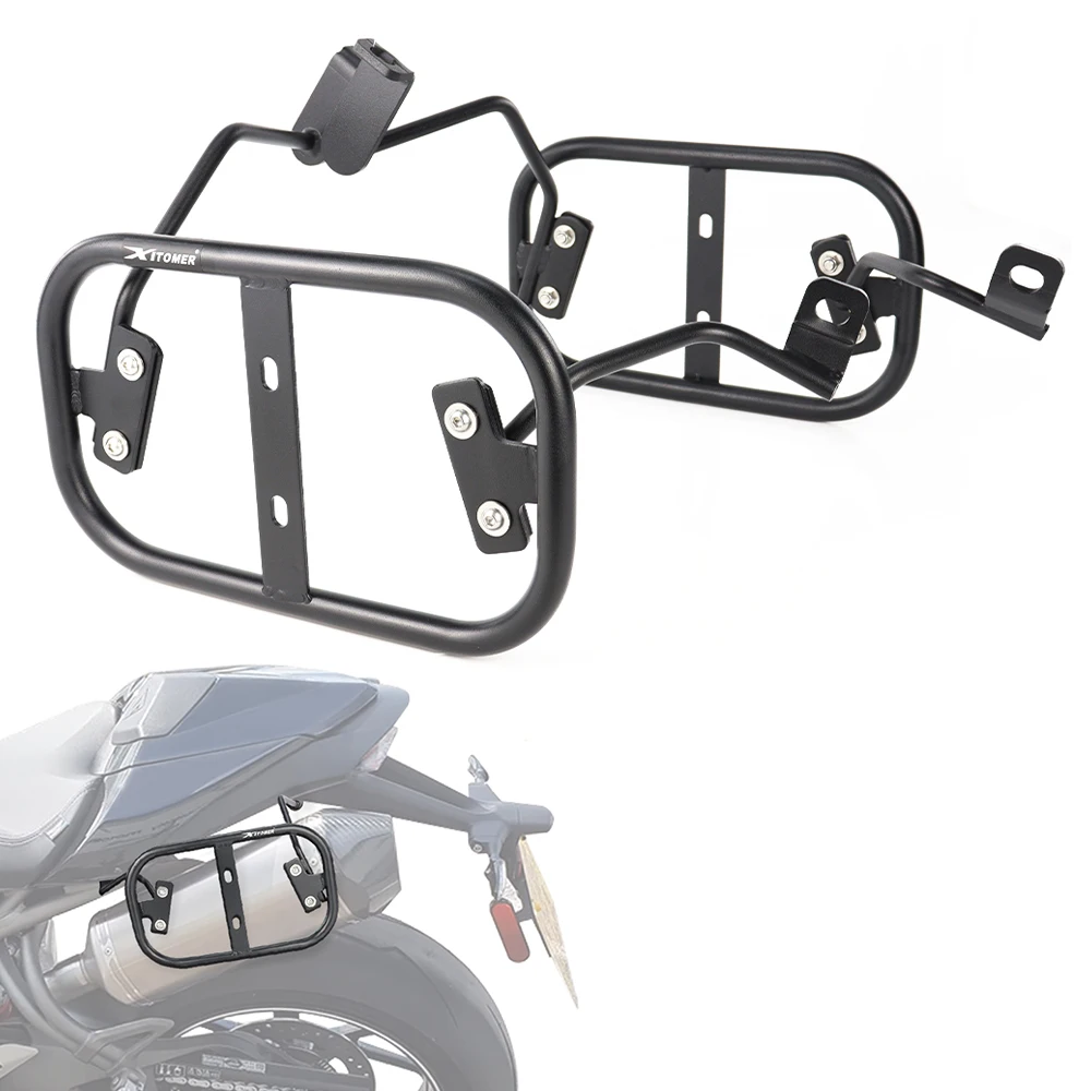 

For Triumph Speed Triple 1050 S/R 2016 2017 2018 2019 2020 Motorcycle Side Luggage Racks Saddlebag Support Bars Mount Brackets