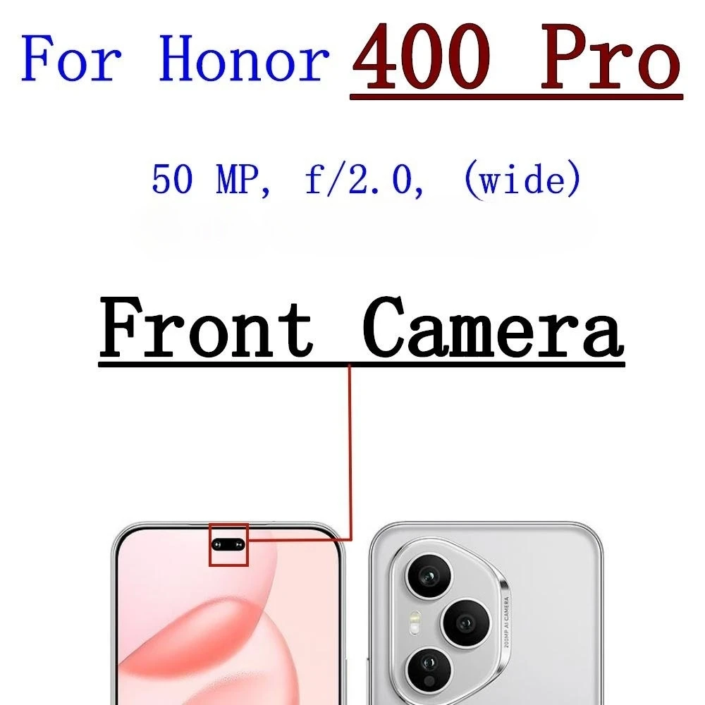 وحدة الكاميرا الأمامية الخلفية لهواوي الشرف 400 برو 400Pro عرض صورة شخصية أمامي واسع الكاميرا الخلفية الرئيسية فليكس كابل إصلاح أجزاء #3