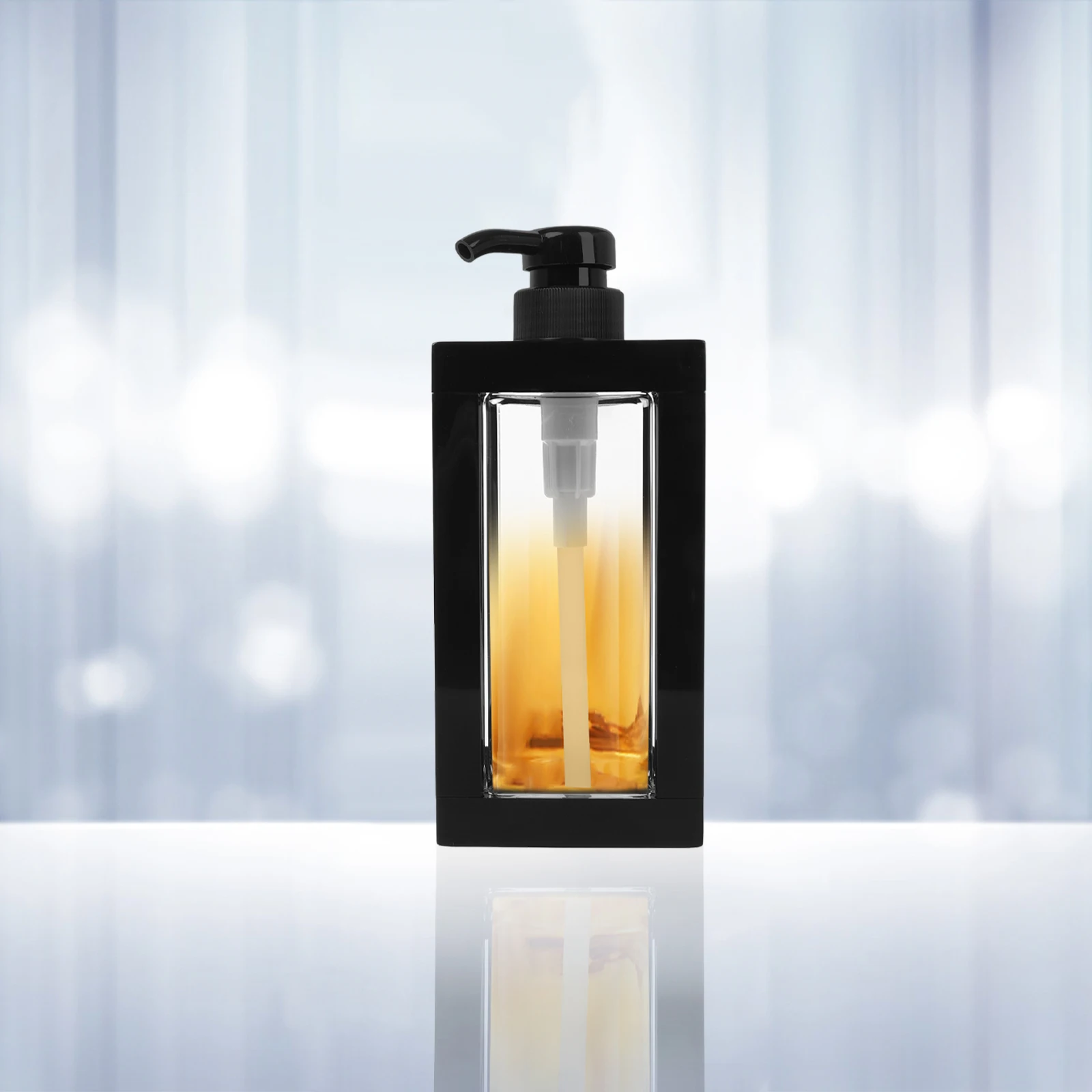 

Large Capacity Bathroom Dispenser Bottles Transparent Refillable Shampoo Hand Wash Body Lotion Pump Storage Vessel
