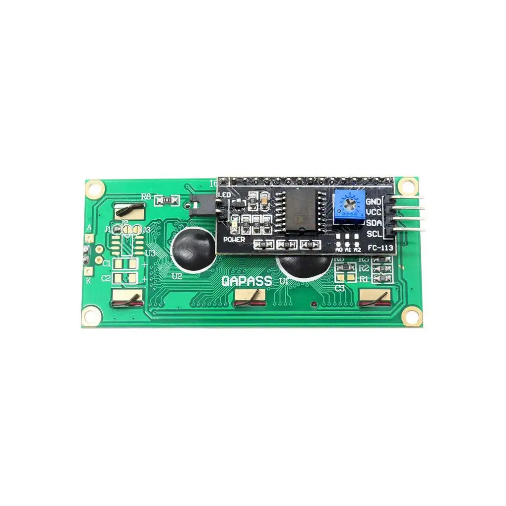 HOPP1602-Écran LCD pour Ardu37, Technologie, Bleu, Jaune, Vert, Wild IIC, I2C, 16x2, Rick, PCF8574T, PCF8574, 5V, 1602