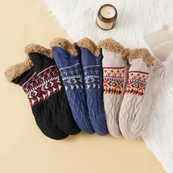 Women Men Snow Socks Fall and Winter Floor Socks Sleep Carpet Slippers Sock  Non-slip Women Men Yoga Sock Christmas Gifts