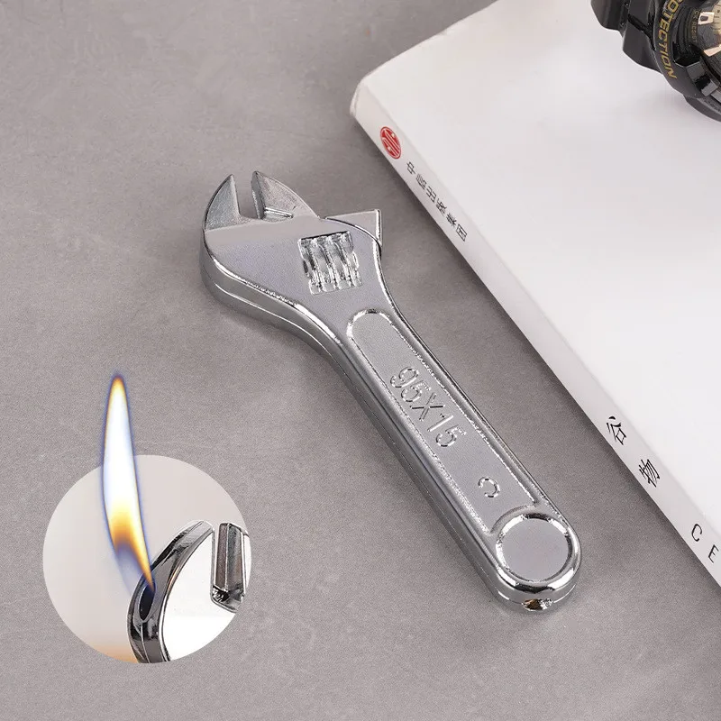 

2025 Newest Wrench/Pliers Open Flame Lighter Novelty Cigar Igniter Smoke Windproof Fire Cigarette Lighters & Smoking Accessories
