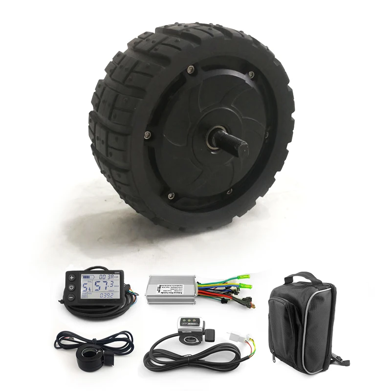 L-faster 24V 36V 48V 6.5 Inch E-Scooter Brushless Hub Motor Wheel Fat Tire