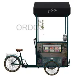 Factory price vending street food use outdoor mobile ice cream truck cart kiosk vans  shop cart