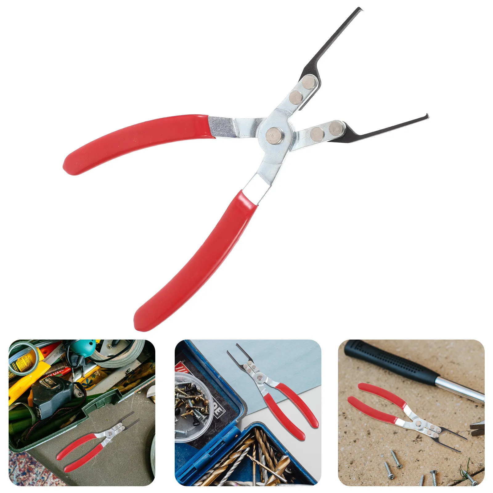

2Pcs Professional Relay Extraction Pliers Alloy Steel Car Fuse Puller Tool for Quick Disassembly of Automotive Relays and Fuses