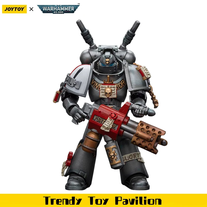 

【JOYTOY】Warhammer 40K Grey Knights Interceptor Squad Interceptor с Incinerator 1/18 Фигурка Коллекция игрушек