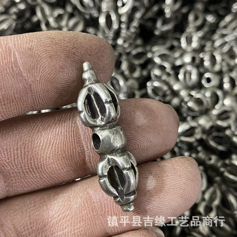 Wholesale Two-Piece Price Tibetan Five-Strand Vajra Accessories Tibetan Bracelet Beiyun Beads Accessories Small Clip Pendant Dia