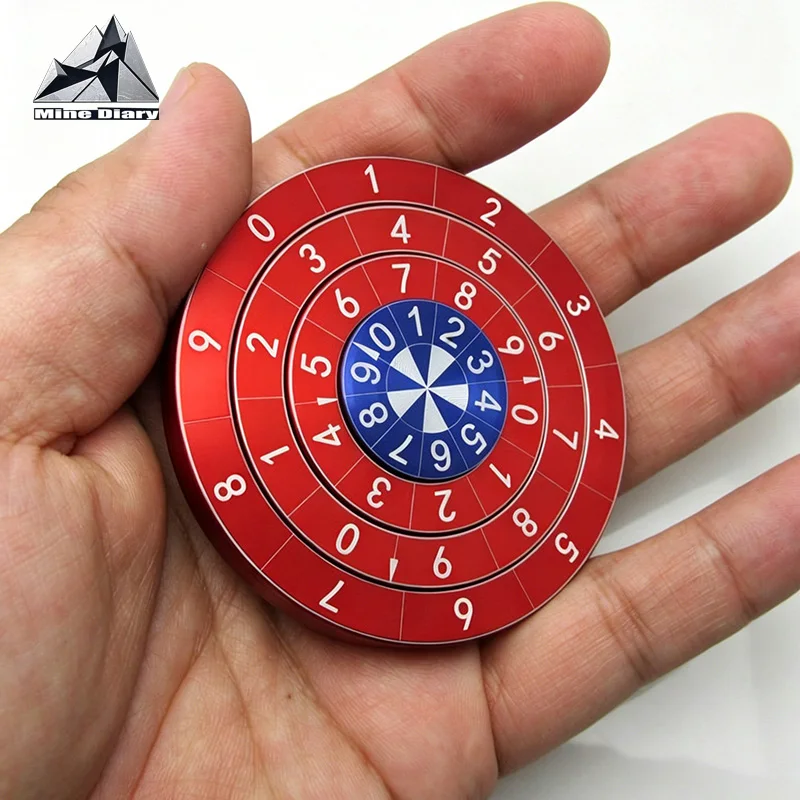 

Fun Lucky Number Turntable Fidget Spinner Stress Relief Toy EDC Party Desktop Game Fingertip Gyroscope Fidget Toys ADHD Toys