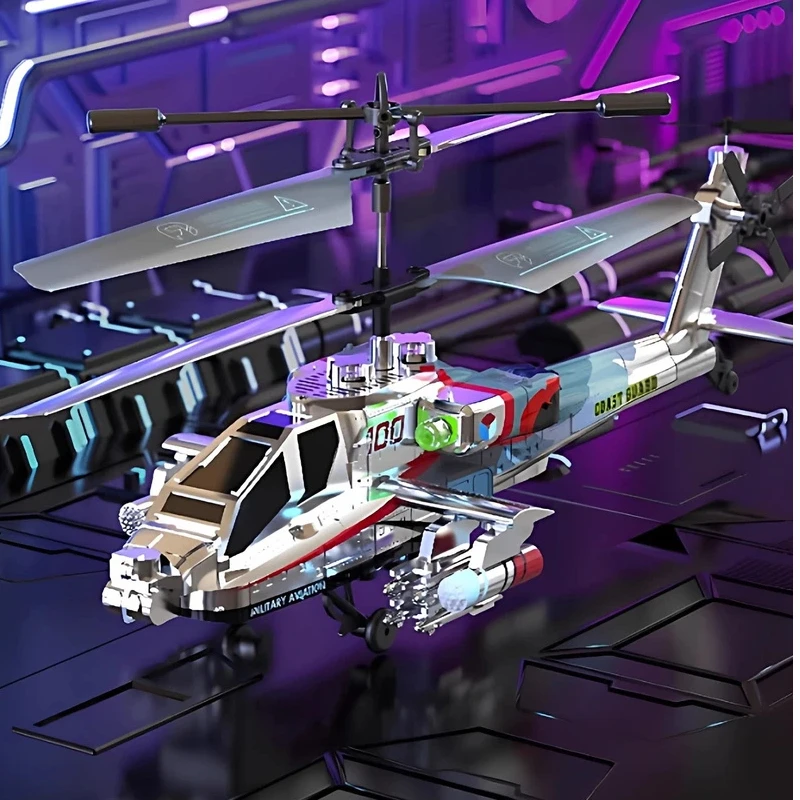 

XK1 Apache Remote Control Helicopter Smart Altitude Hold Crash Resistant Toy Drone For Boys Indoor Outdoor Flying Birthday Gift