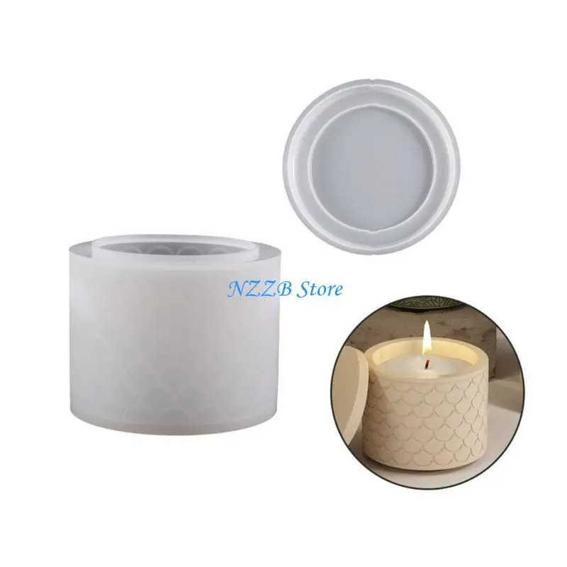 T21F Гибкая силиконовая форма для горшков с растениями для подсвечников и контейнеров для хранения