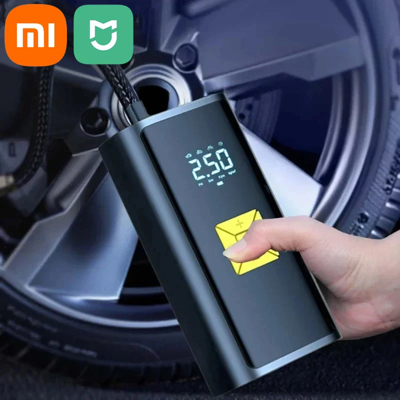 Xiaomi Mijia 6000mAh 150PSI Smart Pump Digital Tire Inflator Car PortableCompressor Pump Auto Car Motorcycle Bicycle Inflatable