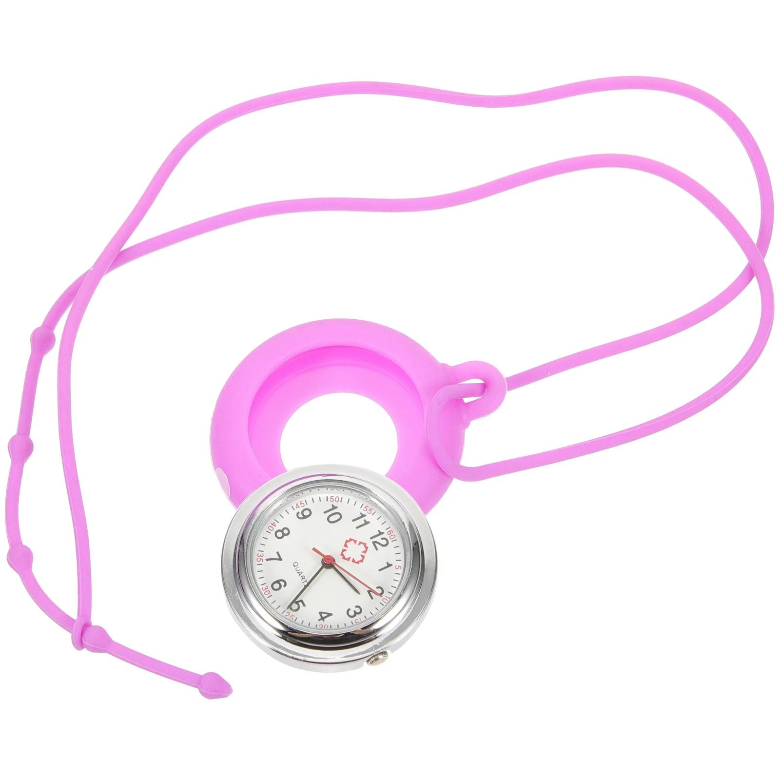 

Silicone Hanging Pocket Watch Lightweight Durable Nurse Medical Watches Women Clipon Portable Fashion Accessories
