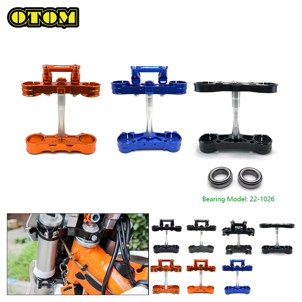 

Motorcycle For KTM HUAQVARNA Steering Stem Fork Handlebar Triple Clamps Riser Adaptor CNC Machining Aluminum SX SXF EXC XCW FC