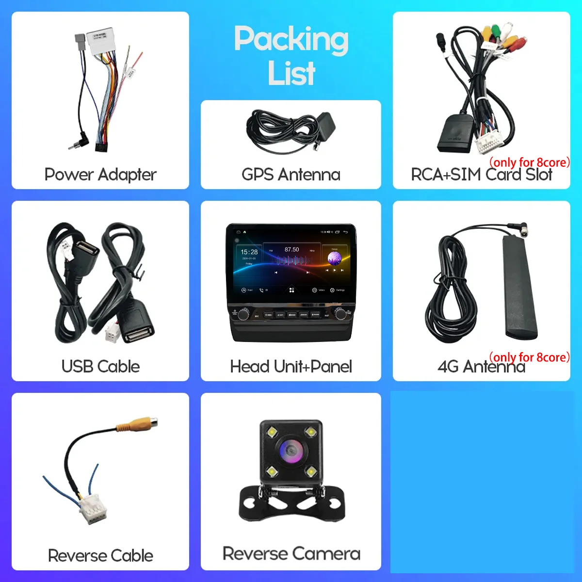 أندرويد 14 8G لسيارة لزوزو D-MAX Dmax 2019 - 2023 راديو السيارة الصوت الوسائط المتعددة فيديو A/V مشغل ديفيدي نظام تحديد المواقع نافي أنظمة السيارة الذكية #4