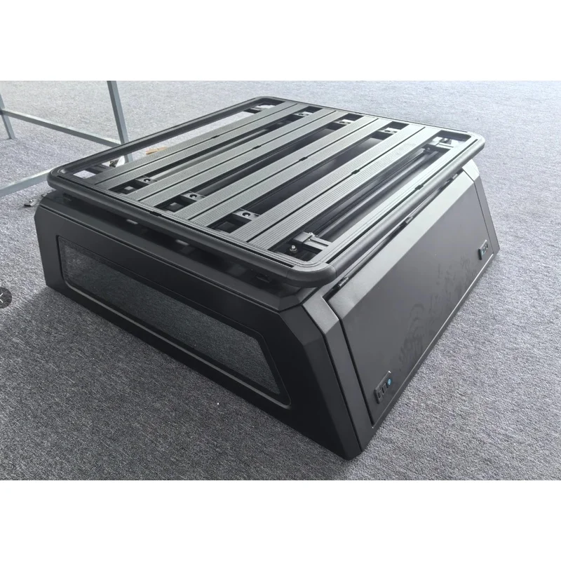 High Quality Aluminum Flat Roof Platform Basket Fit F150 2021+ RAM 1500 2019+ 5.0FT 5.5FT Auto Exterior Accessories