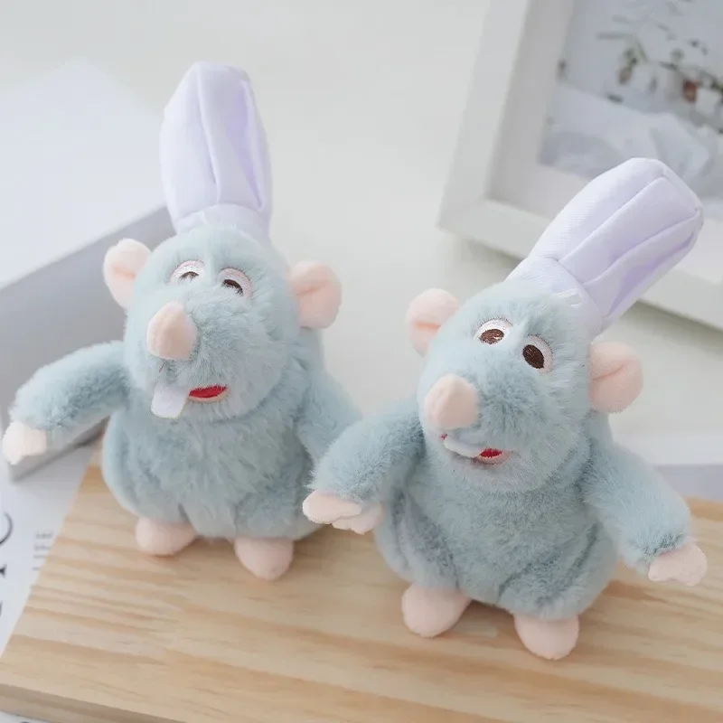 ديزني راتاتوي أفخم مفتاح سلسلة الطبخ الماوس الملك قلادة دمية لعبة ظهره قلادة سيارة الديكور الإبداع الاطفال هدية