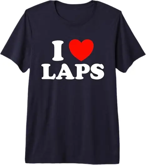 Y2K „Love Lap“ Lustiges „Sit on Cuddle Hug Cozy Fan Run Pet Warm Swim“ Premium Tri-Blend T-Shirt mit Buchstaben-Print und Spruch – Persönlichkeit – Detail 4