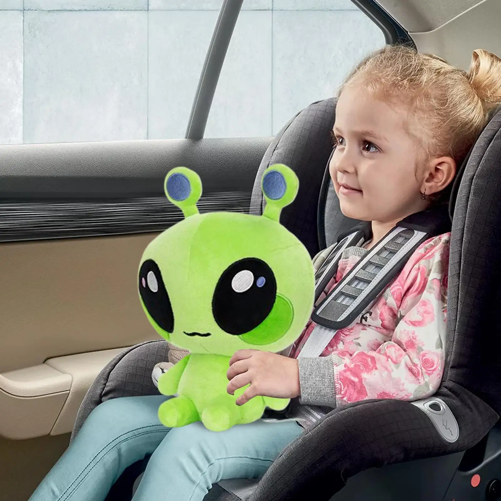 20cm Alien Stuffed Plush Toys Cute Soft Body Figurine Statue Model Collection Room Decoration Desk Kids Toys Christmas Gifts