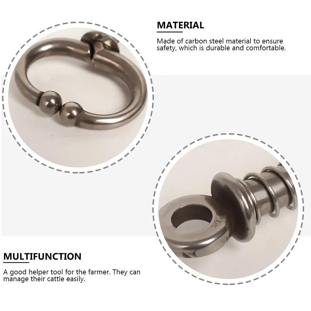 

Carbon Steel Cattle Nose Pliers Durable Livestock Supply Tool Farm Animal Management Safe Reliable Thickened Steel