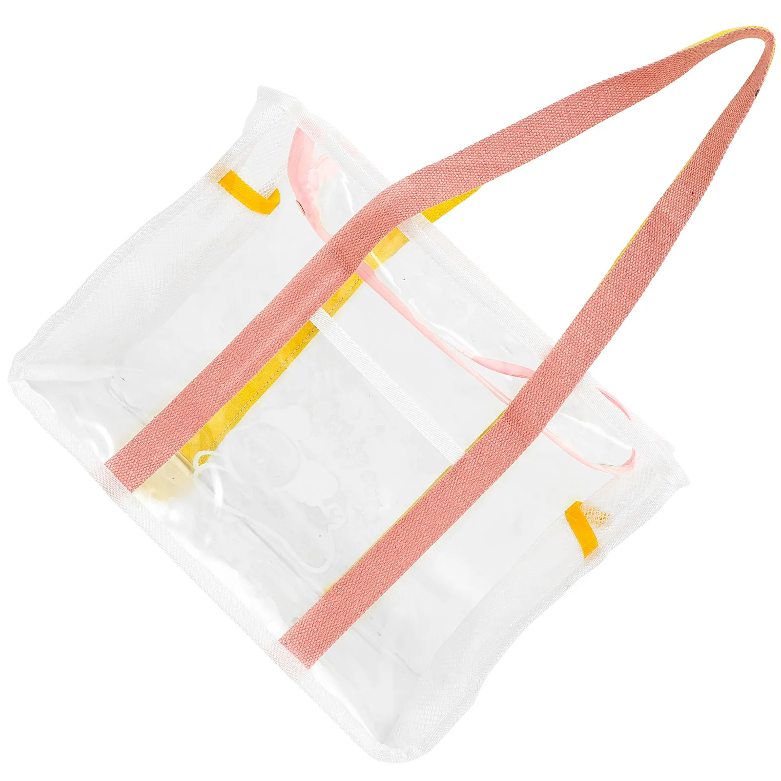 

Beach Tote Single Shoulder Bag Lightweight Portable Travel Handheld Large Capacity Waterproof Mesh Pool Bag for Women