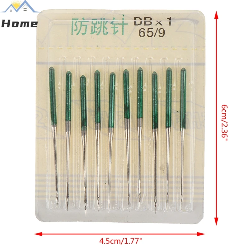 10Pcs/Set 38mm Sewing Stretch Cloth Machine Anti-jump Needle Pins Elastic Cloth Sewing Needles Accessories Household Tools