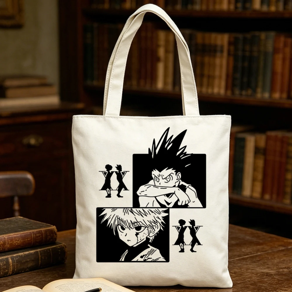 Hunter x Hunter Einkaufstasche Shopper-Tasche Y2K Totebag für Damen