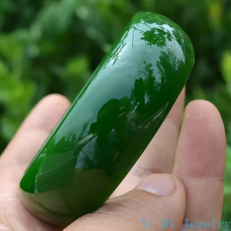 Hetian Jade Bracelet Spinach Green Jade Bracelet Mother Bangles with Charms Bracelets for Women Bracelet for Women Jade Bracelet