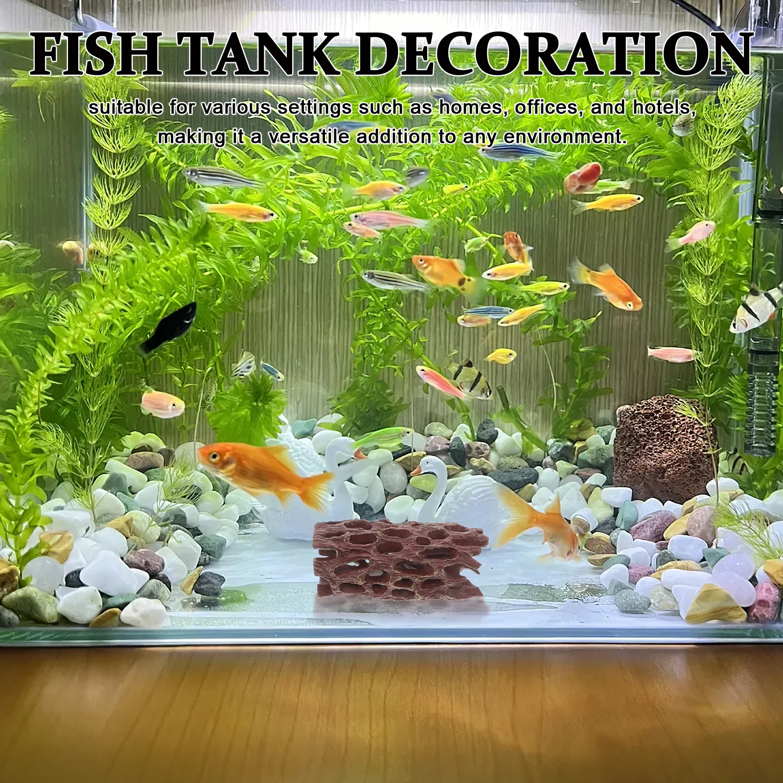 

Fish Shrimp Hideout Cave Resin Aquarium Ornament For Small Fish Breeding Tank Decorative Landscape Shelter Habitat Supply
