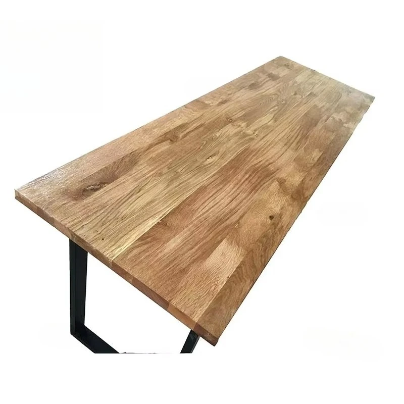 Finger Joint Oak Board for Restaurant  Kitchen & Vanity Tops Factory Supply Solid Oak Wood Table Top