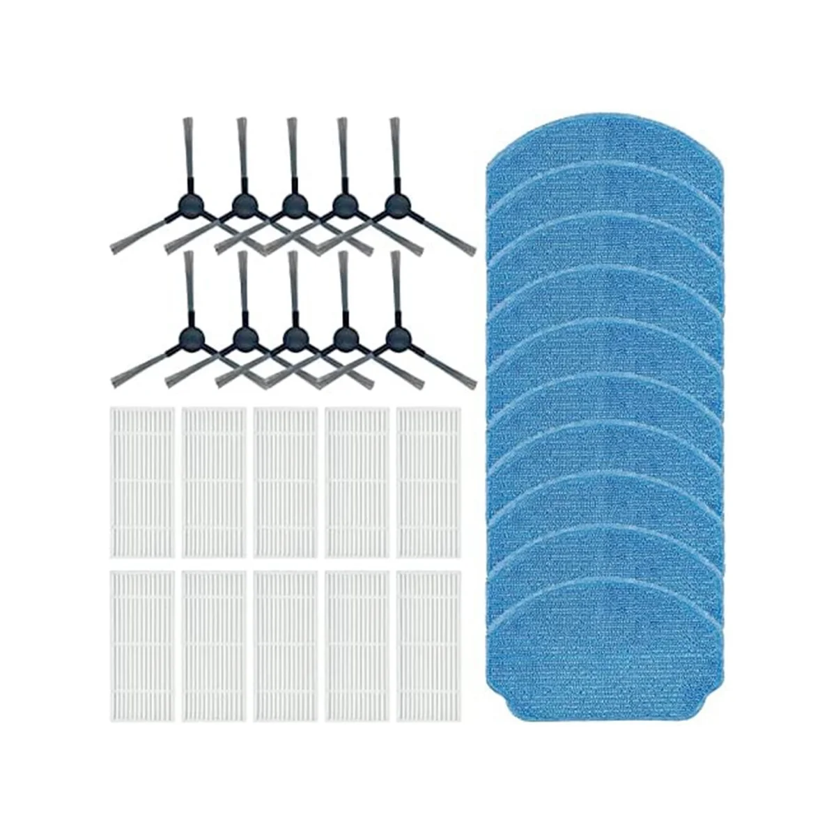 BR150/BR151、BR150/BR151、MANVINS G20、2-In-1 ロボット掃除機とモップのコンボアクセサリー-HIM用