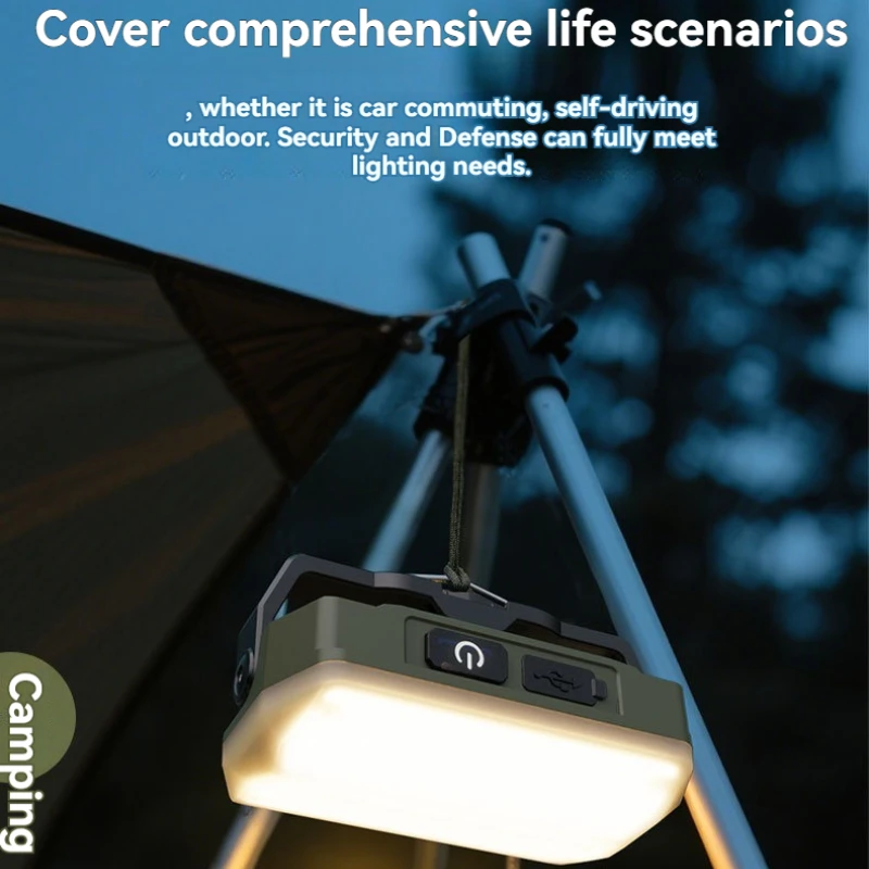 LED Camping Tent Light Rechargeable Searchlight High Power Outdoor Emergency Lighting Waterproof Portable Hanging Night Lamps