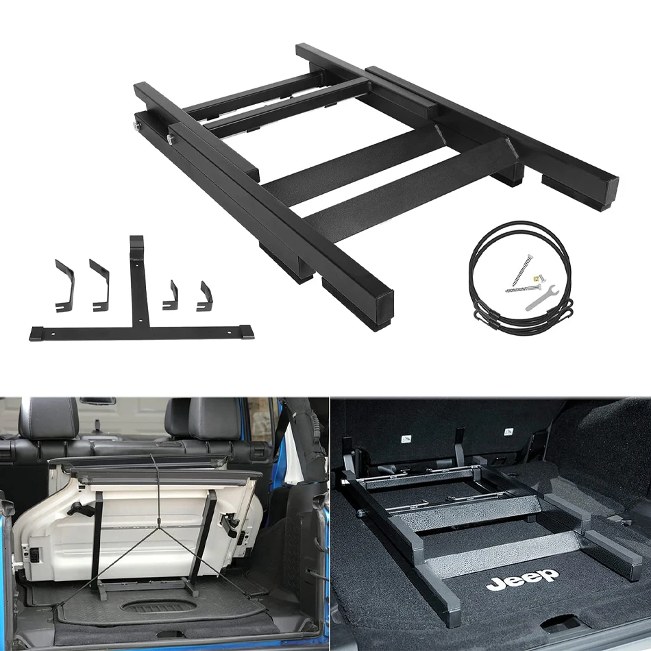 

TML Hardtop Panel Storage Rack Freedom Top Hard Top Panels Storage for Jeep Wrangler JK JL 2007-2021 & 2015-2020 Renegade