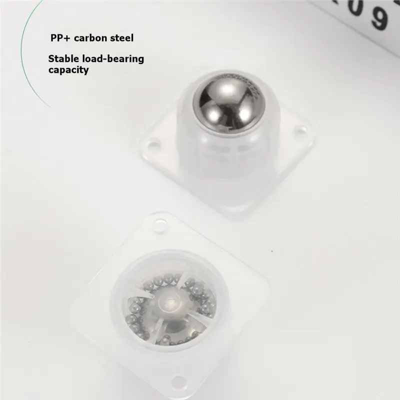 TFORU-Pack Of 8 360-Degree Mini Swivel Ball Casters-Self-Adhesive Stick-On For Furniture Rollers(For Furniture& Storage Bins)