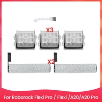 6PCS Replacement Roller Brush Hepa Filter For Roborock Flexi/Flexi Pro Handheld Cordless Wet Dry Vacuum Cleaner Parts