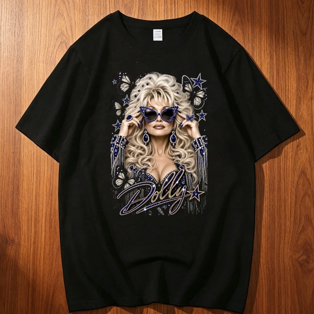 Dolly Parton cotton top tees men Vintage Colorful Trendy Grunge t shirt graphic kawaii aesthetic Gothic Colorful University