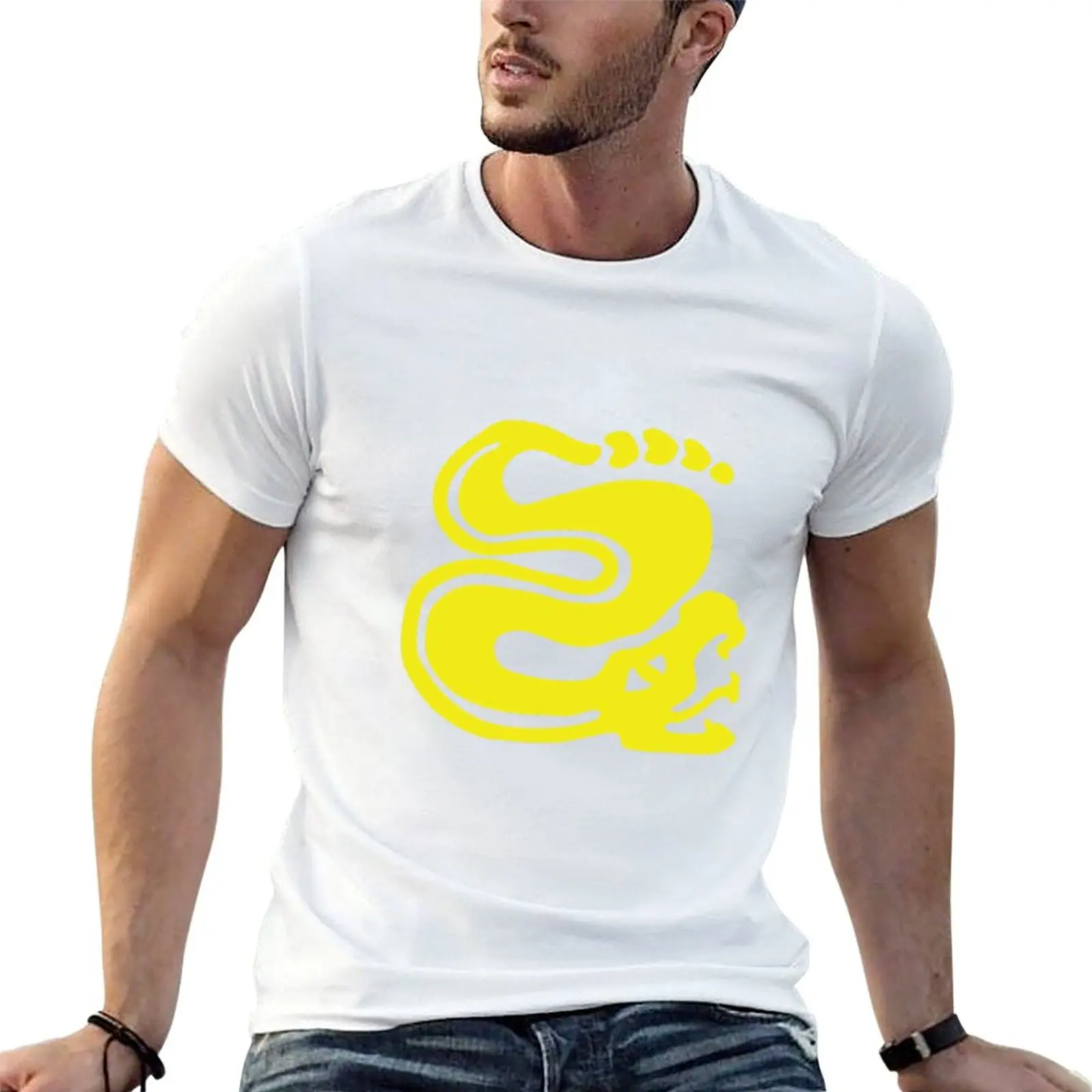 Silver Snakes T-Shirt Street Style Casual Tee Shirt