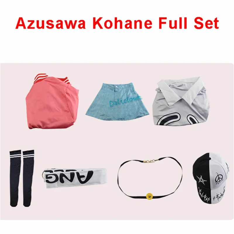 

aa26Anime Project Sekai Colorful Stage feat Vivid BAD SQUAD Azusawa Kohane Shiraishi Косплей Костюм Школьная форма Куртка Wi