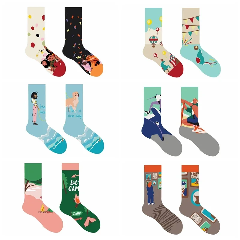 

Novelty cute new animal tube socks male European and American street trend socks female trend cotton socks