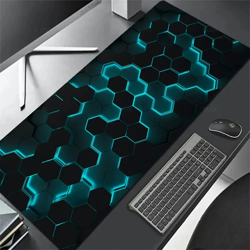 3D Geometric Gaming Mouse Pad Rubber Large Mousepad For Home Office Computer Keyboard Decore Non Slip Desk Mat Table Accessories