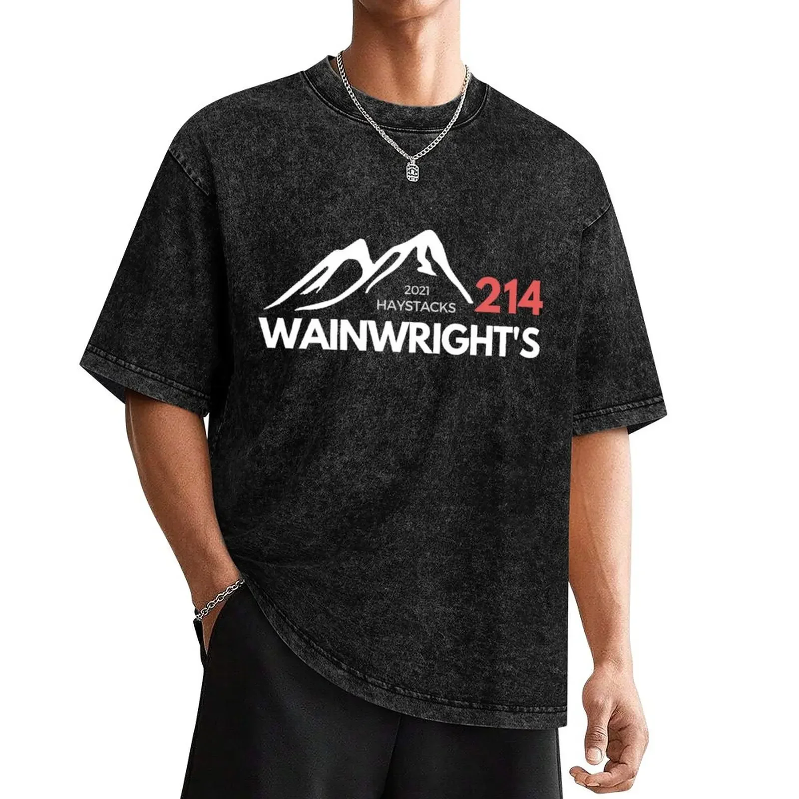 

Red Haystacks 2021 214 Wainwrights T-Shirt vintage clothes vintage oversizeds oversized t shirts for men graphic