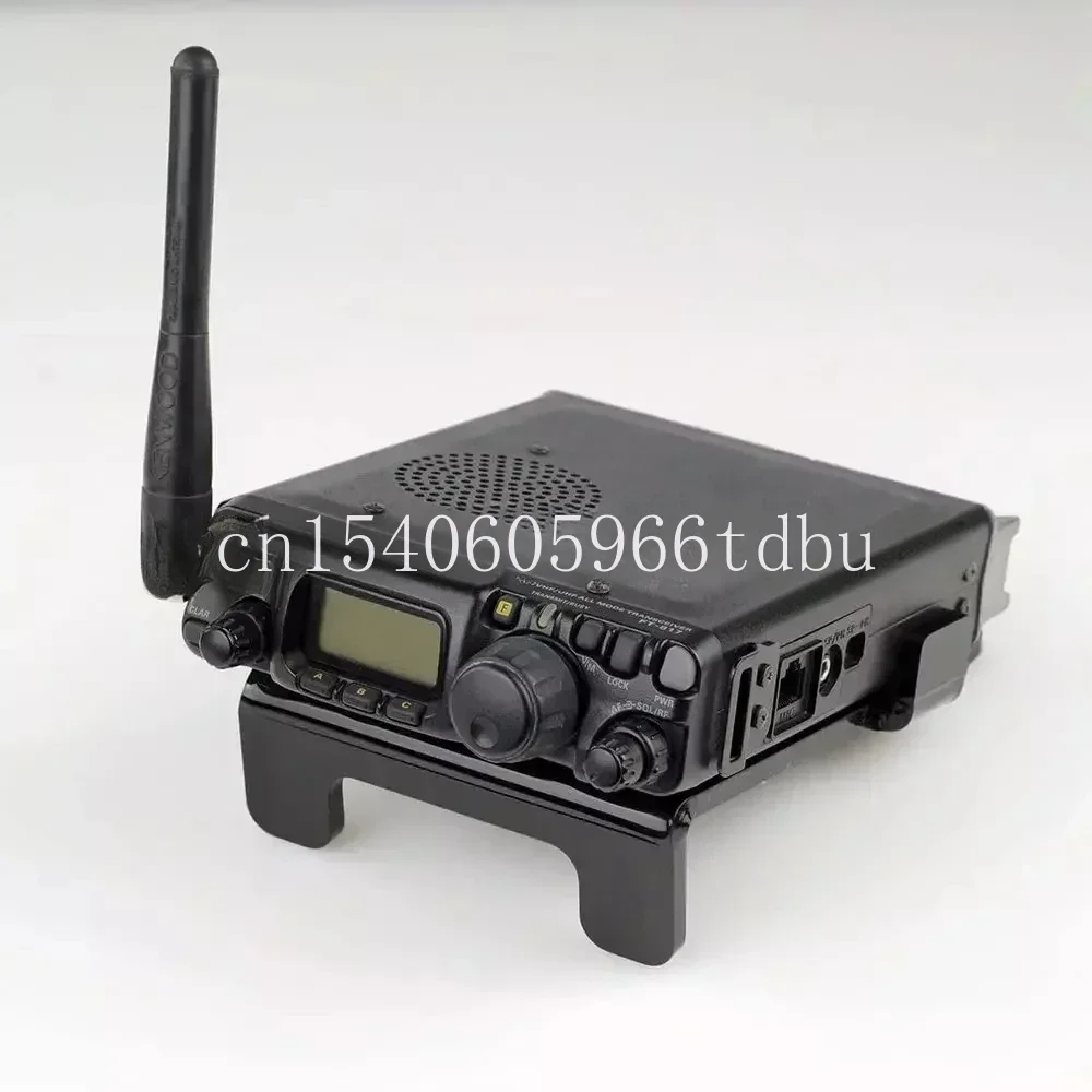 For FT-818 3000MAh Polymer Lithium Battery Charger Battery Cover with Yaesu FT-818 Ft-817 Black Bracket