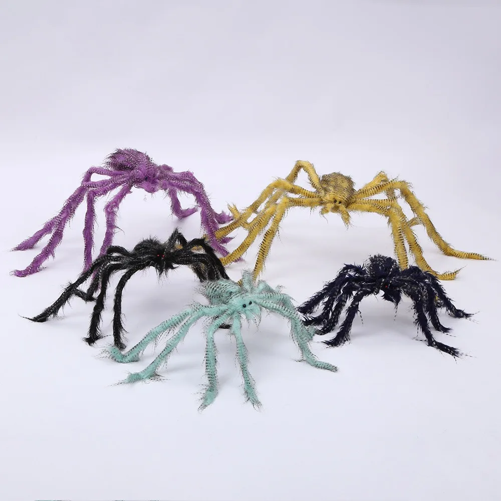

30cm Halloween Simulation Long Leg Spider Horror Ghost Festival Horror Decoration Happy Halloween Day 2025 Haunted House Favor