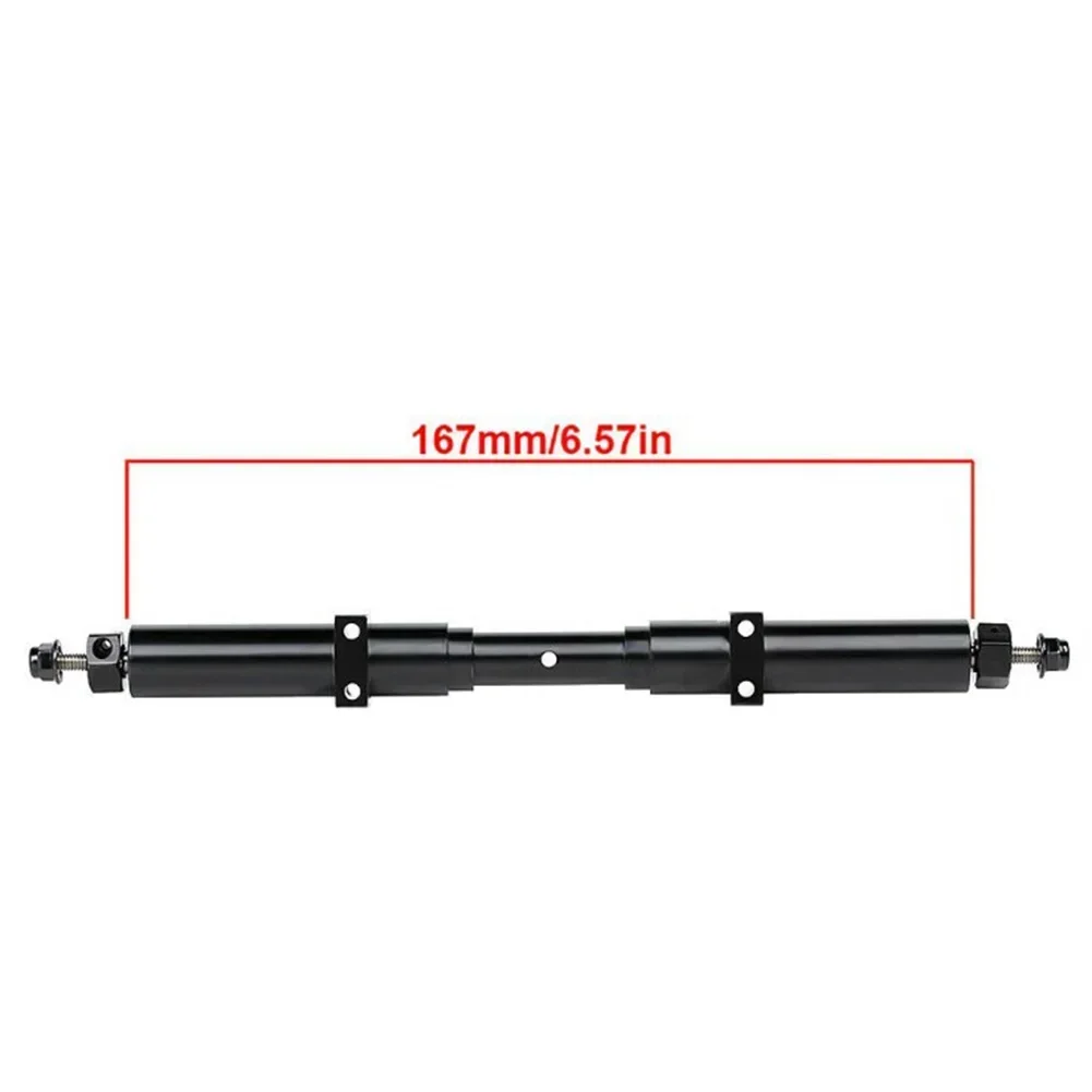 Achterwielas Metalen achterwielas Upgrade-onderdelen voor 1:14 Tamiya Tractor Trailer RC Auto Modelbouwaccessoires