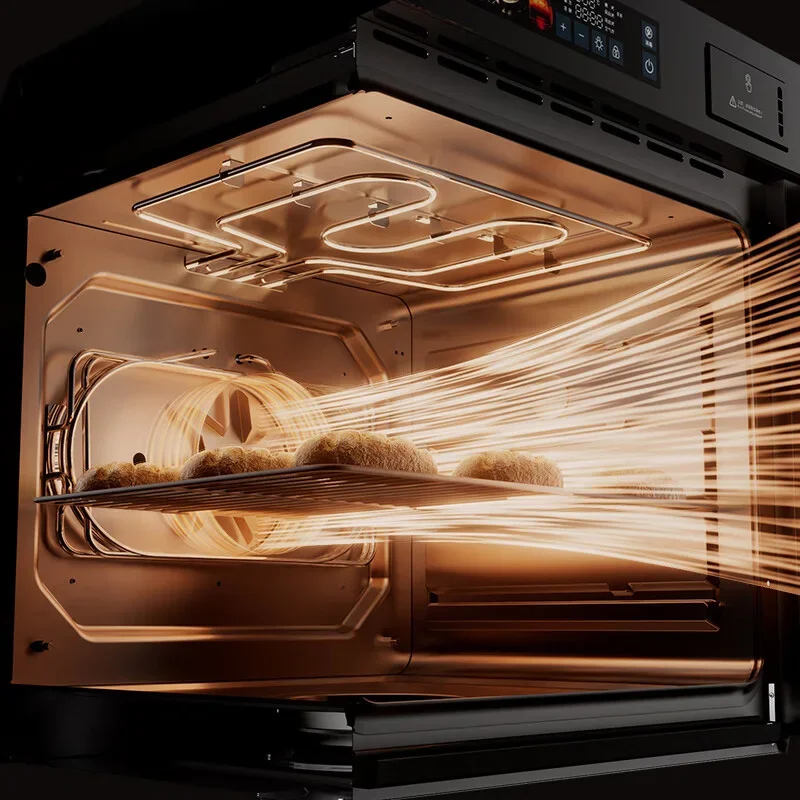 80L Electric Steam Oven, Built-in Design, Large-Capacity Home Steam Oven, Color Touchscreen, 304 Stainless Steel (Customized)