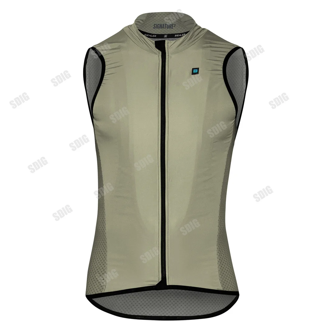 SDIG 2024 Men Windbreaker Cycling Vest Sleeveless Windproof Cycling Jersey MTB Road Bike Tops Gilet Windproof Cycling Clothing