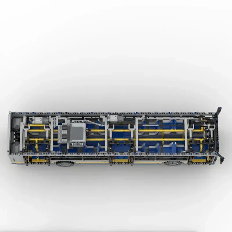 

MOC-59883 12 м автобус (1:18) RC электрический строительный блок в сборе модель • 3659 деталей строительные блоки детская игрушка на день рождения в подарок