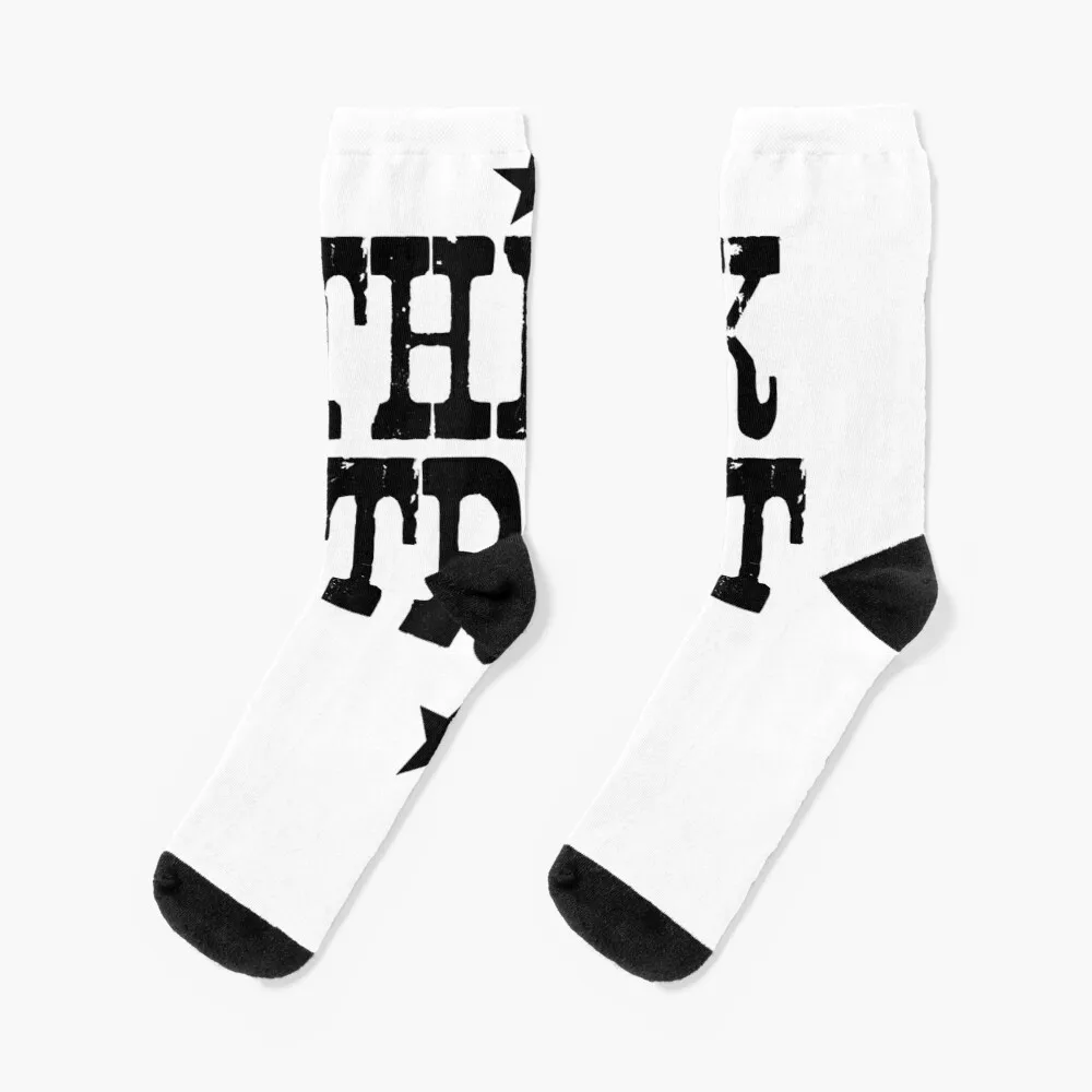 

Vintage Think Strait Best Women Men Texas Simple Ways Socks Gifts For Men
