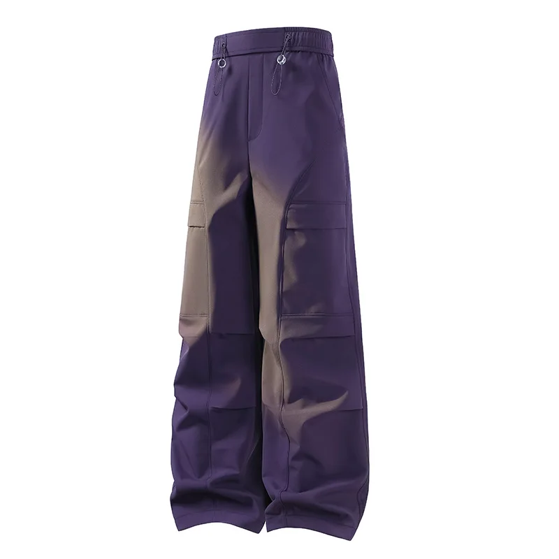 2026 Outdoor Sports Overalls Men Women Fleece Windproof Waterproof Straight Trousers Autumn Winter Hike Bundle Foot Casual Pants