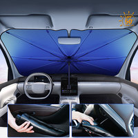 1pc Car Insulation Protection Shade Umbrella Car Windshield Sunshades Car Foldable V-neck Sunblind Auto Exterior Accessories