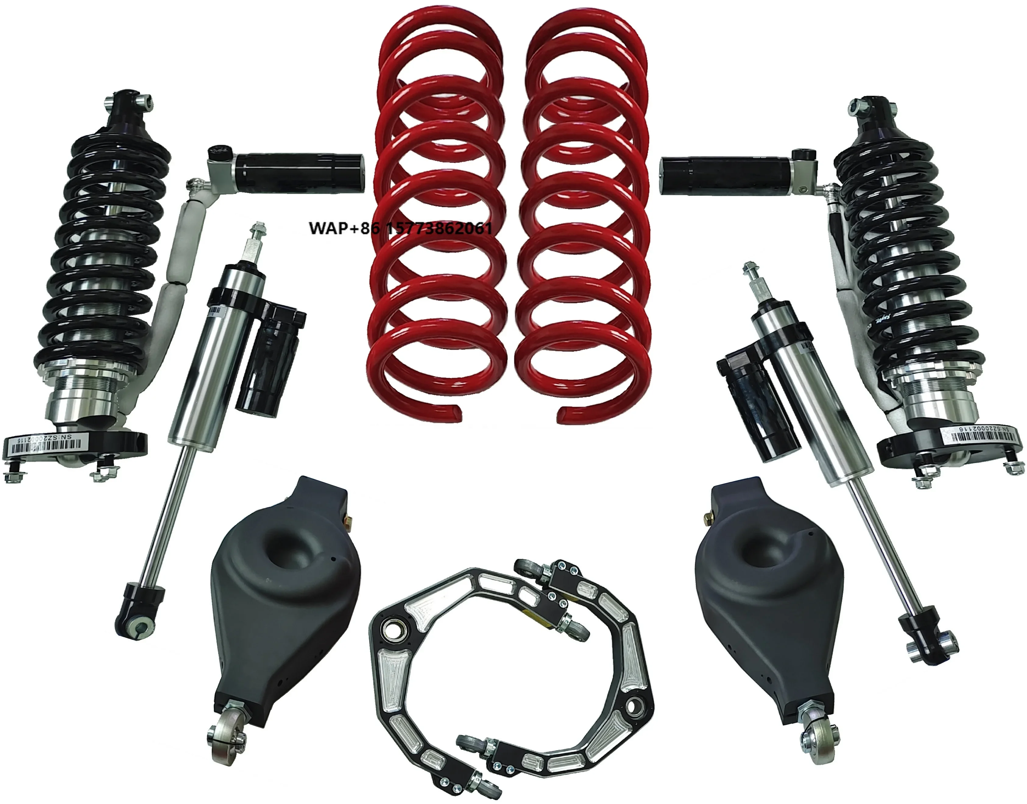 0-2Inch Suspension Lift Kit Upper Lower  Control Arm + Shocks Absorbers Coil Springs for  Patrol Y62